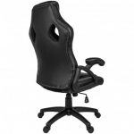 Геймерське крісло KRAKEN DRAKON екошкіра чорне - елегантний дизайн та комфорт - Зображення 8