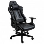 Геймерське крісло KRAKEN HELIOS чорний екошкіра-комфорт та підтримка для тривалих ігор - Зображення 7