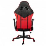 Геймерське крісло KRAKEN HELIOS тканина чорно-червоне - Королівський комфорт та стиль на геймерській арені - Зображення 4