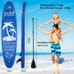 Дошка для SUP Costway SP37090 335см: Плавність, швидкість та комфорт на кожному русі - Зображення 3