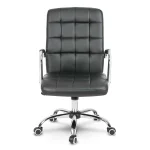 Чорне шкіряне офісне крісло Benton - Зображення 3