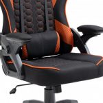 Геймерське крісло KRAKEN Feyton тканина чорно-помаранчева: Стильний дизайн та максимальний комфорт - Зображення 6