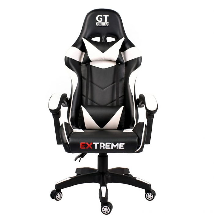 Геймерське крісло EXTREME GT чорно-біле - Зображення 1