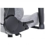 Геймерське крісло INFINI Luxor світло-сіре - Елегантний дизайн і комфорт - Зображення 6