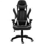 Геймерське крісло KRAKEN Feyton: чорно-білий стильний дизайн та максимальний комфорт - Зображення 4