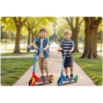 Самокат Kodi синьо-червоний Ricokids - Зображення 11