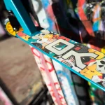 Трюковий самокат SOKE GO! жовтий і синій - Зображення 6