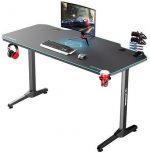 Ігровий комп'ютерний стіл ULTRADESK FRAG Blue 140X66 см - Просторий та стильний