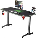 Ігровий комп'ютерний стіл ULTRADESK FRAG Green 140X60 см + підкладка - Стильний та зручний