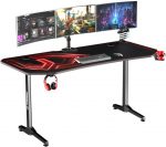 Ігровий комп'ютерний стіл ULTRADESK FRAG XXL Red 160x75 см - Просторий та стильний
