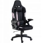 Геймерське крісло KRAKEN чорно-рожеве - Стиль та комфорт для довгих ігрових сесій - Зображення 3