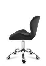 Офісне крісло поворотне Mark Adler 3.0 чорне велюр - Високий комфорт та елегантність - Зображення 3