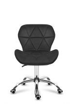 Офісне крісло поворотне Mark Adler 3.0 чорне велюр - Високий комфорт та елегантність - Зображення 2
