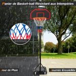Баскетбольний кошик CostWay SP37742: Універсальна і переносна стійка для гри вдома і на вулиці - Зображення 5