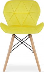 Крісло MUFART ELVA 3369 із жовтої оксамитової тканини: Елегантність вашого інтер'єру - Зображення 2