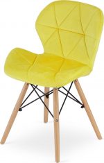 Крісло MUFART ELVA 3369 із жовтої оксамитової тканини: Елегантність вашого інтер'єру - Зображення 5