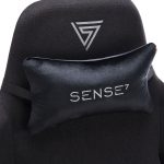 SENSE7 Spellcaster Senshi Edition XL: Чорне тканинне крісло для геймерів - Зображення 5