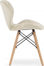 Крісло MUFART ELVA 3800 оксамит бежевий: Розкішний комфорт і стиль - Зображення 4