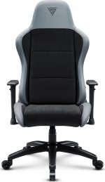 Геймерське крісло SENSE7 Spellcaster FUKU XL PU чорний/сірий - Ідеальне поєднання комфорту та стилю для геймерів - Зображення 4