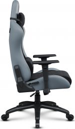 Геймерське крісло SENSE7 Spellcaster FUKU XL PU чорний/сірий - Ідеальне поєднання комфорту та стилю для геймерів - Зображення 5