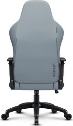 Геймерське крісло SENSE7 Spellcaster FUKU XL PU чорний/сірий - Ідеальне поєднання комфорту та стилю для геймерів - Зображення 8