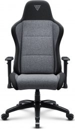 Геймерське крісло SENSE7 Spellcaster FUKU XL тканинне крісло чорно-сірий - Максимальний комфорт і стиль для геймерів - Зображення 4