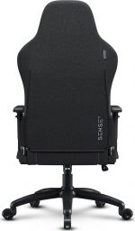 Геймерське крісло SENSE7 Spellcaster FUKU XL тканинне крісло чорно-сірий - Максимальний комфорт і стиль для геймерів - Зображення 8