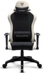 SENSE7 Spellcaster FUKU PU Крісло чорний/бежевий Ідеальний комфорт і елегантний дизайн для геймерів - Зображення 3