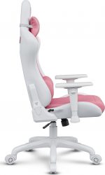 Крісло SENSE7 Spellcaster FUKU PU біло-рожевий Стильний комфорт для геймерів у яскравих кольорах - Зображення 5