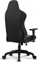 Тканинне крісло SENSE7 Spellcaster FUKU чорно-сірий Комфорт і стиль для геймерів у елегантному дизайні - Зображення 7