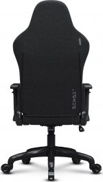 Тканинне крісло SENSE7 Spellcaster FUKU чорно-сірий Комфорт і стиль для геймерів у елегантному дизайні - Зображення 8