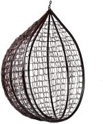 Підвісне садове крісло кокон коричневий GT-Sport без подушки - Зображення 4