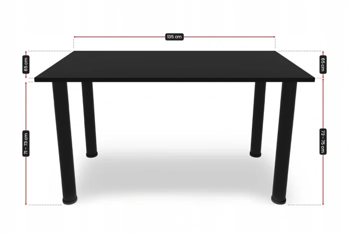 Ігровий стіл MARCO GAME PRO ONE 135 х 75 х 65 см комфорт та стиль для вашого ігрового простору - Зображення 2