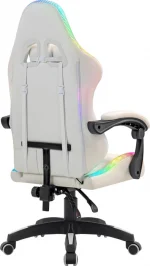 Ігрове крісло Defender Energy White, біла еко-шкіра Максимальний комфорт та стиль - Зображення 3