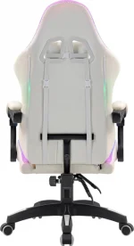 Ігрове крісло Defender Energy White, біла еко-шкіра Максимальний комфорт та стиль - Зображення 4