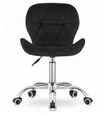 Обертовий стілець Lugano чорний (хромована основа): Комфорт і стиль для вашого офісу та дому