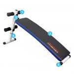 Похила тренувальна лава Neo-sport НС-05 синій з чорним для комфортних та результативних тренувань - Зображення 3