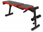 Тренажерна лава Neo-Sport NS-03 чорна з червоним Підвищуйте свою фізичну форму з комфортом - Зображення 4