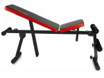 Тренажерна лава Neo-Sport NS-03 чорна з червоним Підвищуйте свою фізичну форму з комфортом - Зображення 5