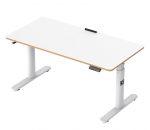 Компактний письмовий стіл Ultradesk Pulsar з регульованою висотою, білий