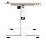 Компактний письмовий стіл Ultradesk Pulsar з регульованою висотою, білий - Зображення 5