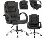 Офісне крісло CERLO чорне - ваша елегантність та комфорт у світі роботи