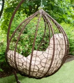 Підвісне крісло-кокон Еко Преміум Коричневе: Стильний комфорт для вашого інтер'єру - Зображення 3