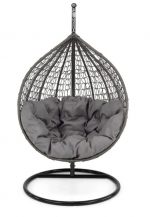 Підвісне крісло Кокон EMWOmeble 100 см 110 кг - Стильний комфорт для вашого інтер'єру та вулиці - Зображення 2