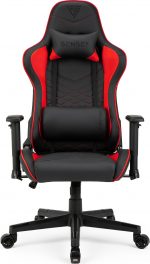 Крісло SENSE7 Spellcaster чорно-червоне Динамічний дизайн та комфорт для геймерів - Зображення 2