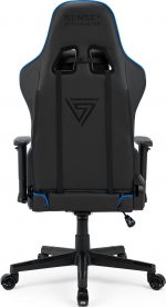 Крісло SENSE7 Spellcaster Black/Blue Динамічний дизайн та комфорт - Зображення 3