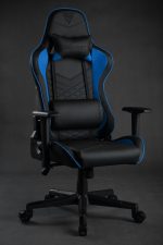 Крісло SENSE7 Spellcaster Black/Blue Динамічний дизайн та комфорт - Зображення 7