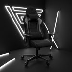 Тканинне крісло SENSE7 Spellcaster чорно-сірий Ідеальний комфорт та стиль для геймерів - Зображення 8