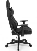 Тканинне крісло SENSE7 Spellcaster чорно-сірий Ідеальний комфорт та стиль для геймерів - Зображення 6