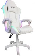 Ігрове крісло RGB + BT з колонками WS8153 White - Зображення 3